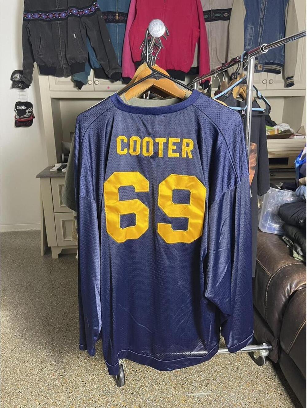 Vintage Alpha Phi Omega Cooter 69 Fraternity Mesh Jersey